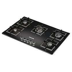 Cocina Gas  SQ 6792 5 Quemadores Cristal Templado 90cm Challenger