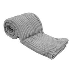 Manta Decorativa Throw Gris