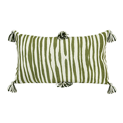 Cojín Verde Zebra 30x50cm