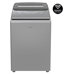 Lavadora Carga Superior Wifi Connected 26kg Impeller Silver Whirlpool