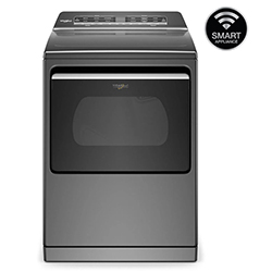 Secadora a Gas Wifi Connected  28 Kg Silver Whirlpool