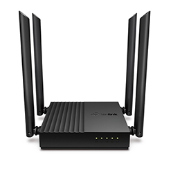 ROUTER TPLINK ARCHER C64 AC1200 MU-MIMO GIGABIT 4 ANTENAS