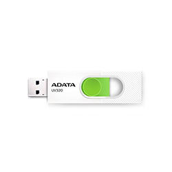 Pen Drive Adata 32GB AUV320 Blanco y Verde USB