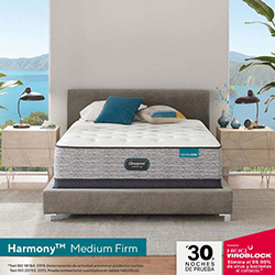 Colchón Beautyrest Harmony Medium Firm Twin 100x200cm