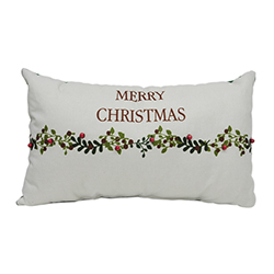 Cojín Lumbar Country Mery Christmas 30x50cm