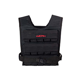 Chaleco Negro Corte Recto Lycan