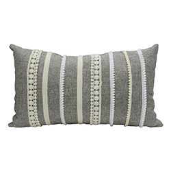 Cojín Lumbar Reatas Neutral Gris 30x50cm