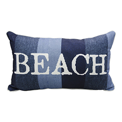 Cojín Lumbar Beach Deep Azul 30x50cm