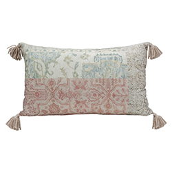 Cojín Lumbar Damask Rose 30x50cm