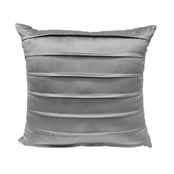 Cojín Sobrecosido Silver Gris Plata 45x45cm