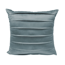 Cojín Sobrecosido Silver Acero 45x45cm