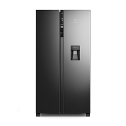 Refrigerador No Frost Side By Side Inverter 529 Litros Black Electrolux 