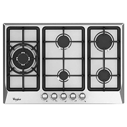 Cocina a Gas con 5 Quemadores 73.7x50cm Whirlpool