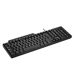 TECLADO XTECH ALAMBRICO USB NEGRO MULTIMEDIA KEYS