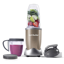 Licuadora Nutribullet 8pcs 900w Jarra Plástico Color Champagne