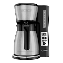 Cafetera 12 Tazas Programable CM2046S-LA  Black Decker