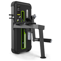 GLUTEOS VERTICAL MA3024 49KG NEGRA.LINEA VERDE