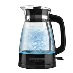 Tetera Eléctrica 1.7 Litros Luz Led BD-KE7000B-LA  BLACK+DECKER