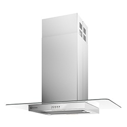 Campana Empotrable Isla CE9IX 90cm Vidrio Silver Electrolux