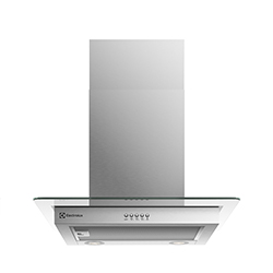 Campana Empotrable CE6VX 60cm Vidrio Silver electrolux