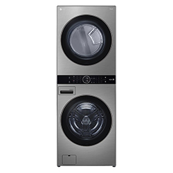 Torre de lavado WashTower LG Carga Frontal Inverter con Inteligencia Artificial y Conectividad LG ThinQ 22Kg
