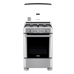 Cocina a Gas 60cm Silver Mabe 