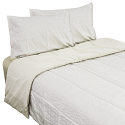 Cubrecama Beige Crepe Twin