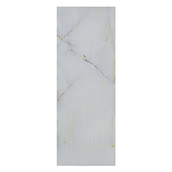 Cerámica Onyx White Deco Brillo 30x90cm