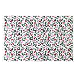 Individual Navidad Hojas 43.5x28.5mm
