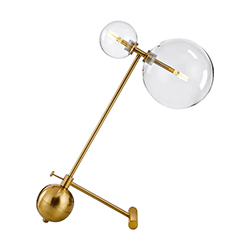 Lámpara de Mesa Doball Dorada 2xG9 Eurolight
