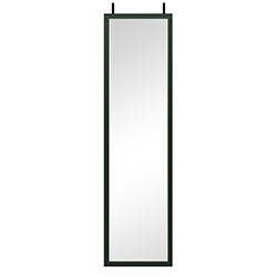 Espejo Cuerpo Entero 30x120cm Marco Verde con Soporte para Puerta