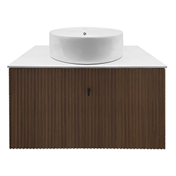 Mueble de Baño con Lavamanos Café