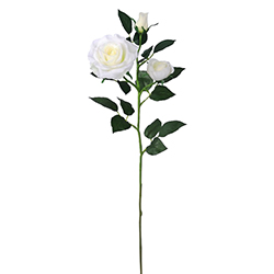 Flor Rosas Blancas 63cm
