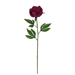 Flor Peonia Roja 60cm