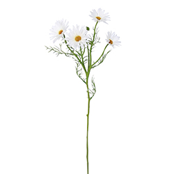 Flor Margarita Blanca 60cm