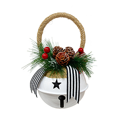 Cascabel Colgante Blanco Jingle Bell Rock 10cm