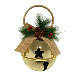 Cascabel Colgante Oro Jingle Bell Rock 14cm