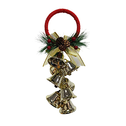 Campanas Colgantes Oro Jingle Bell rock 9X9X27cm