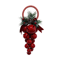 Cascabel Colgante Rojo Jingle Bell Rock 9X9X26cm