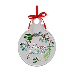 Colgante Happy Holidays Dear Santa 20X21X26cm
