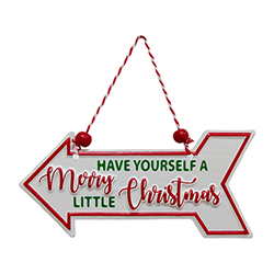 Colgante Marry Christmas Dear Santa 15X7cm