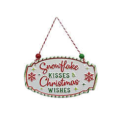 Colgante Snowflake Christmas Dear Santa 14X8cm