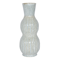 Florero Komy Cerámica 37.5cm Turquesa