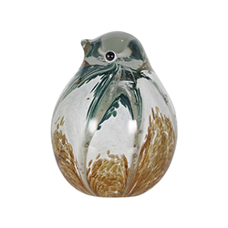 Adorno Pájaro de Vidrio 8x8x9.5cm