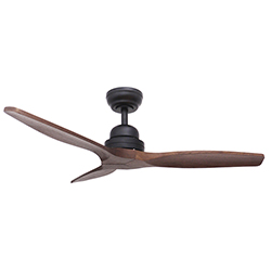 Ventilador de Techo Bliss Negro 42" con Control Remoto Deco Home