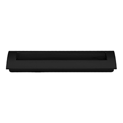 Tiradera de Encastrar Teo 140x40mm Negro Mate