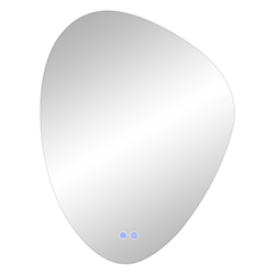 Espejo Led Antifog 60x80cm Touch Bulb Indirecto