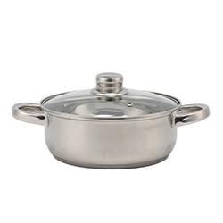 Olla de Acero Inoxidable para Cocina de Inducción 16cm 1.9L Mastermaid  