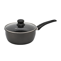 Olla Perol Stone para Cocina de Inducción 20cm Negro Mastermaid 