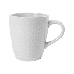 Jarro de Cerámica 360ml Mesh White
